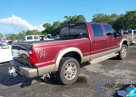 2011 Ford F-250 Lariat z USA, uszkodzony, nr VIN 1FT7W2BT9BEA83577